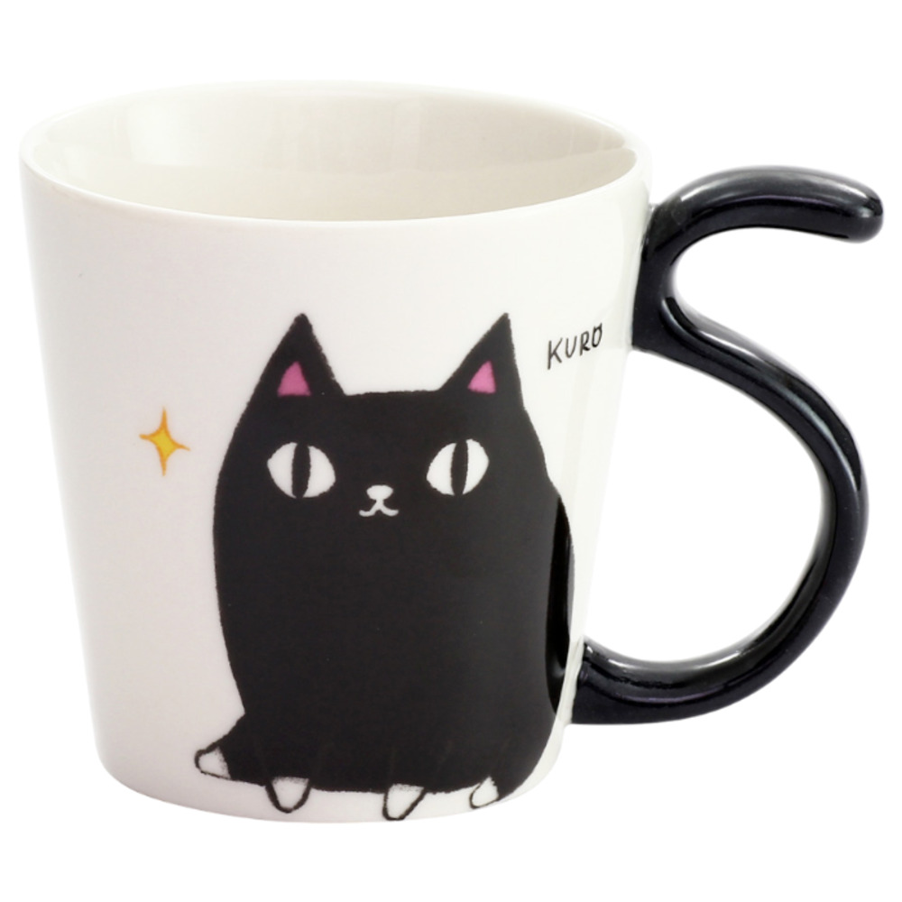 にゃん屋 猫3兄弟 マグカップ 通販 日本製 マグ カップ コップ 湯呑 湯呑み 湯飲み しっぽ 猫柄 ネコ柄 食器 可愛らしい キッチン雑貨 かわいい 可愛い にゃん屋 | BACKYARD FAMILY | 01