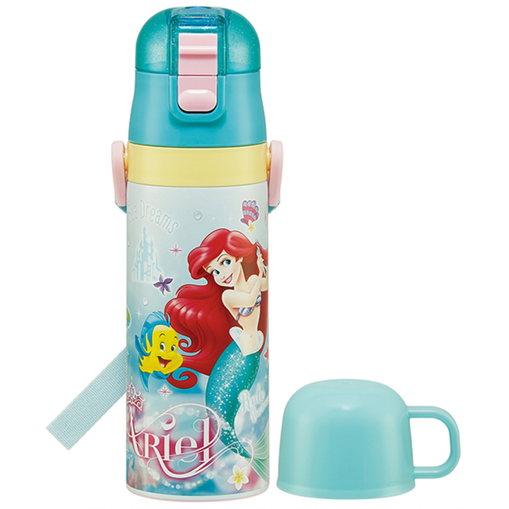 水筒 子供 ステンレス 直飲み 通販 コップ付き 軽量 超軽量 ステンレスボトル 2way 470ml 約 500ml 約 0.5l 保冷 保温 キャラクター 幼稚園 保育園 |  | 01