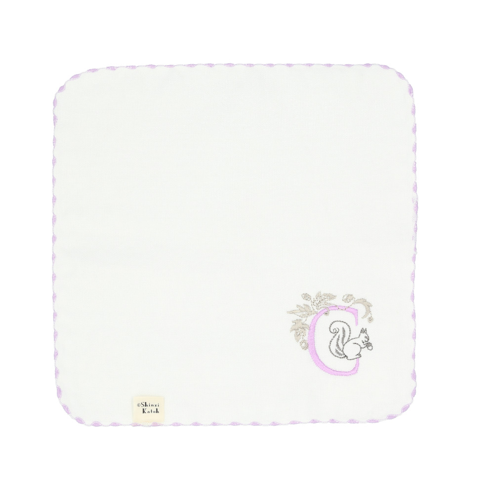 イニシャルごこち Shinzi 通販Shinzi Katoh イニシャルごこち タオルハンカチ SKTC-103 ハンカチタオル ミニタオル ハンドタオル ハンカチ 23×23cm |  | 10