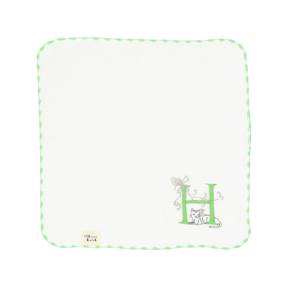 イニシャルごこち Shinzi 通販Shinzi Katoh イニシャルごこち タオルハンカチ SKTC-103 ハンカチタオル ミニタオル ハンドタオル ハンカチ 23×23cm |  | 02