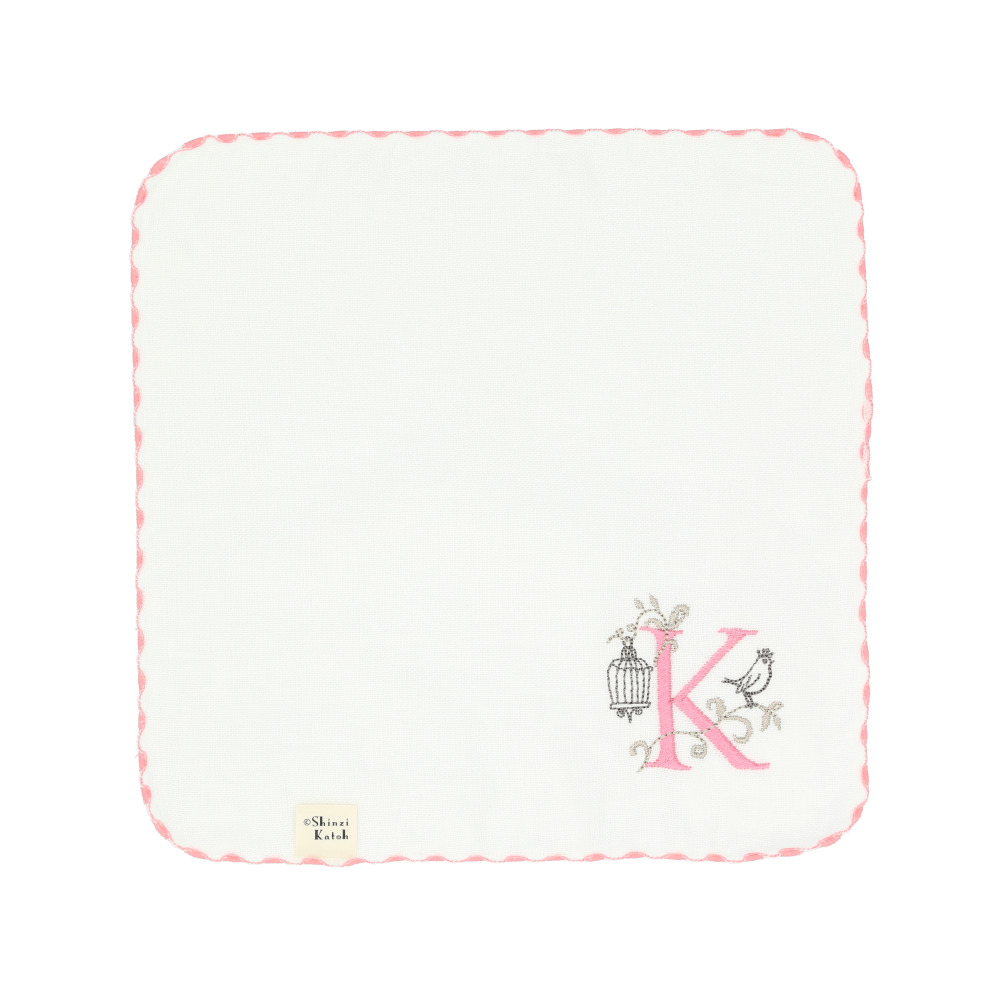 イニシャルごこち Shinzi 通販Shinzi Katoh イニシャルごこち タオルハンカチ SKTC-103 ハンカチタオル ミニタオル ハンドタオル ハンカチ 23×23cm |  | 03