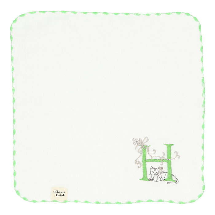 イニシャルごこち Shinzi 通販Shinzi Katoh イニシャルごこち タオルハンカチ SKTC-103 ハンカチタオル ミニタオル ハンドタオル ハンカチ 23×23cm |  | 25