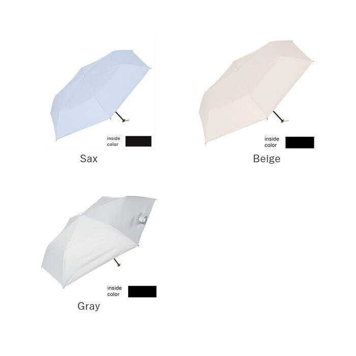 折りたたみ傘 通販折りたたみ傘 レディース メンズ 折り畳み傘 55cm 晴雨兼用傘 日傘 傘 雨傘 遮光 晴雨兼用日傘 UVカット かさ スレンダーミニ ニフティカラー | nifty colors | 22
