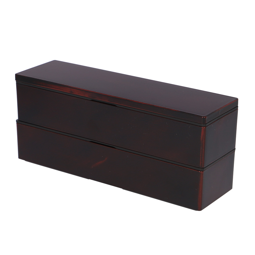 メンズ 通販メンズ 弁当箱 スリム hakoya 弁当 箱 2段 二段 男子 大容量 ランチボックス レンジ対応 食洗機対応 840ml 木目調 日本製 おしゃれ メンズ | HAKOYA | 01