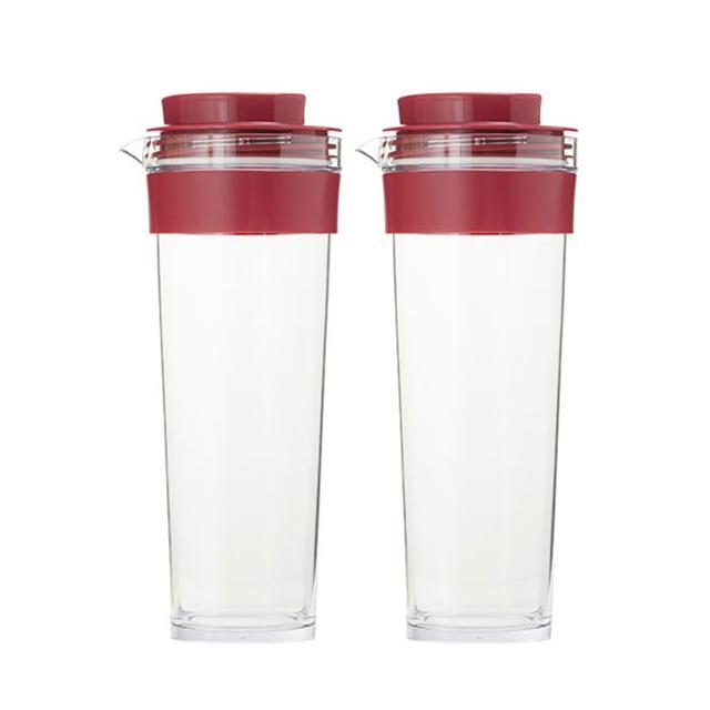 スリムジャグ2 1.1L 2本セット 好評 1100ml 2個 タケヤ TAKEYA 冷水筒 耐熱 ピッチャー 約 1l 横置き 縦置き タテヨコ 縦横 広口 洗いやすい スリムジャグ2 |  | 01
