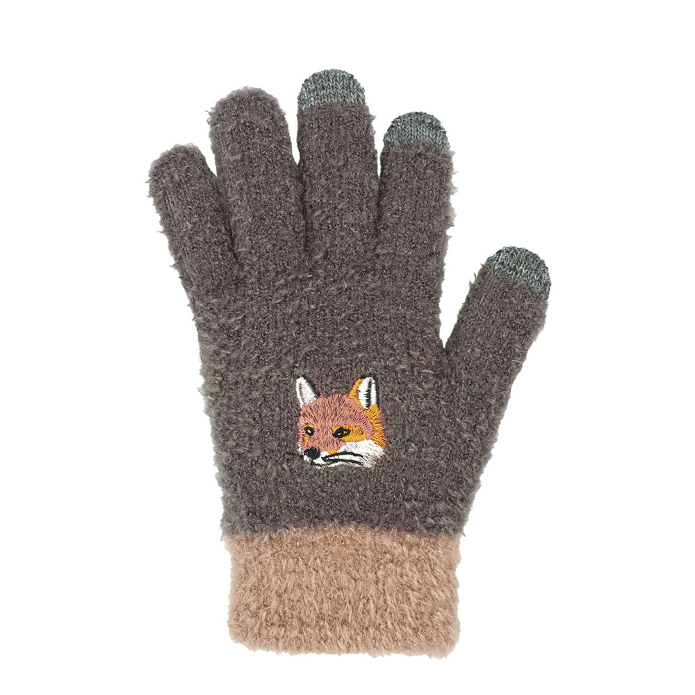 スマホ 通販スマホ 手袋 レディース スマホ対応手袋 おしゃれ かわいい アニマル 防寒 フリーサイズ スマートフォン あったか 動物 暖かい 女性 婦人手袋 | OWL | 10