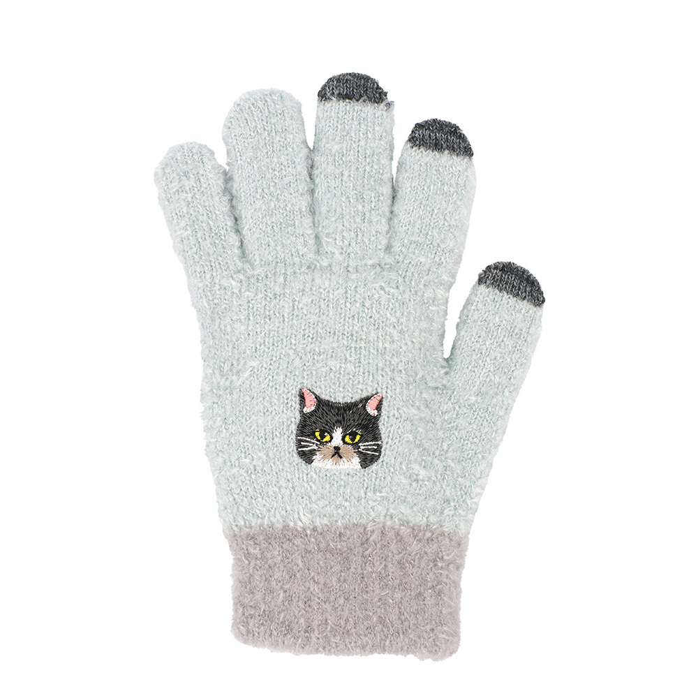 スマホ 通販スマホ 手袋 レディース スマホ対応手袋 おしゃれ かわいい アニマル 防寒 フリーサイズ スマートフォン あったか 動物 暖かい 女性 婦人手袋 | OWL | 06