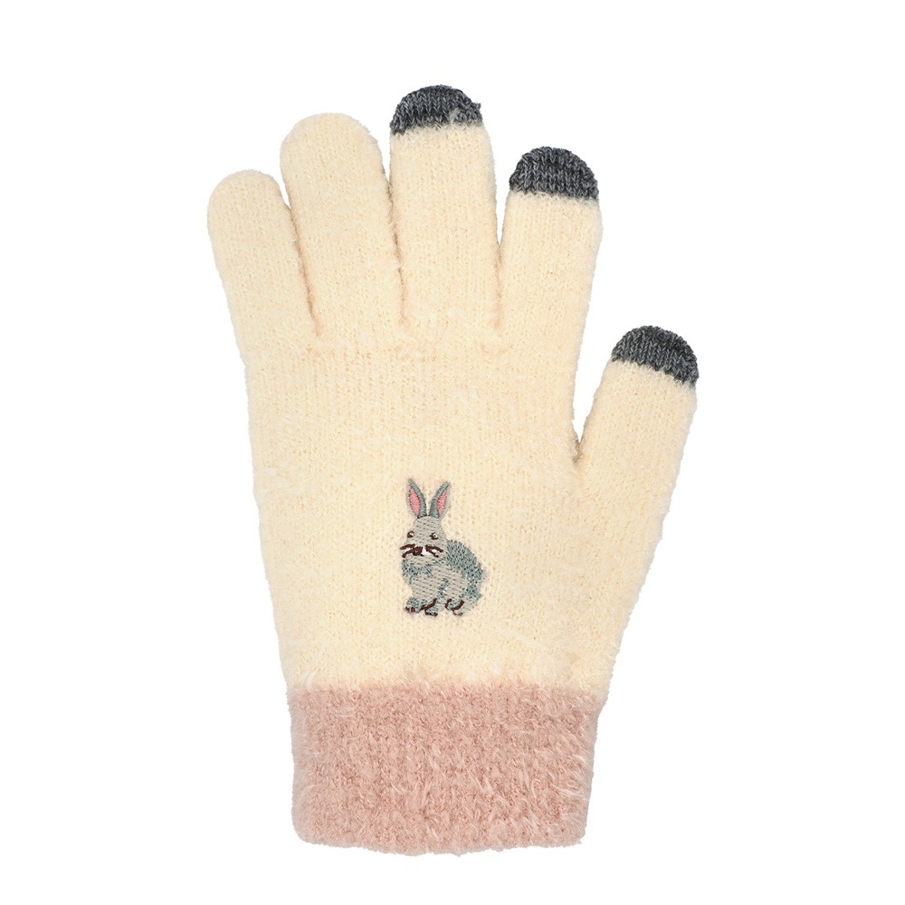 スマホ 通販スマホ 手袋 レディース スマホ対応手袋 おしゃれ かわいい アニマル 防寒 フリーサイズ スマートフォン あったか 動物 暖かい 女性 婦人手袋 | OWL | 09