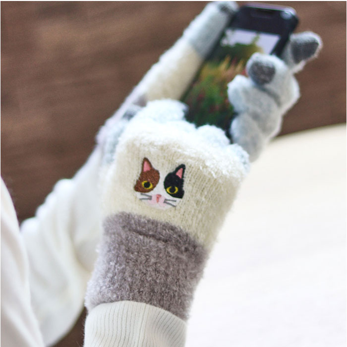 スマホ手袋 刺? アニマル 通販 スマートフォン手袋 手袋 手ぶくろ てぶくろ 刺しゅう ししゅう スマホ スマートフォン スマホ対応加工 スマホ手袋 |  | 17