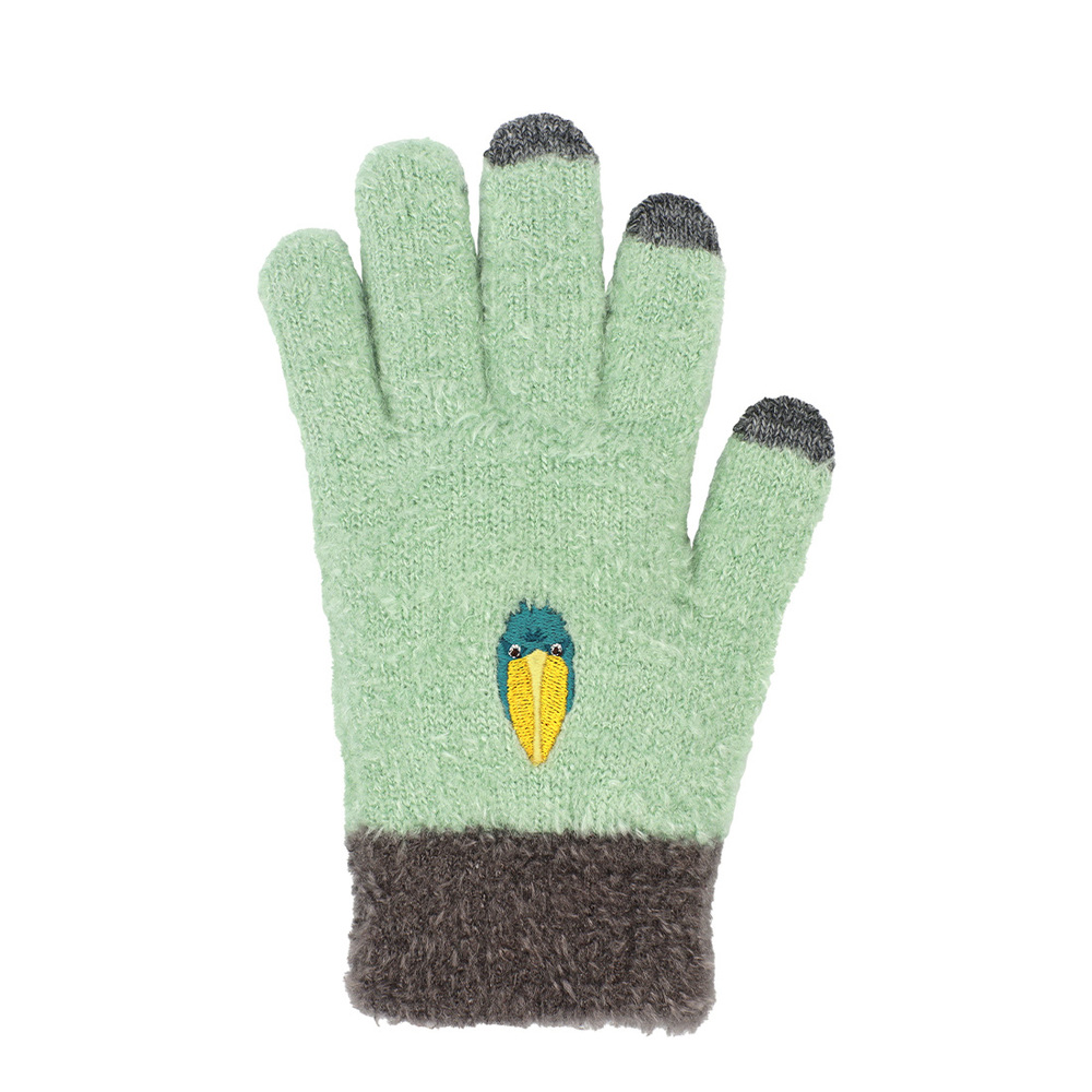 手袋 通販手袋 スマホ対応 レディース 五本指 スマホ手袋 ニット アニマル スマートフォン スマホ タッチパネル グローブ ふわふわ もこもこ 動物 動物柄 |  | 10