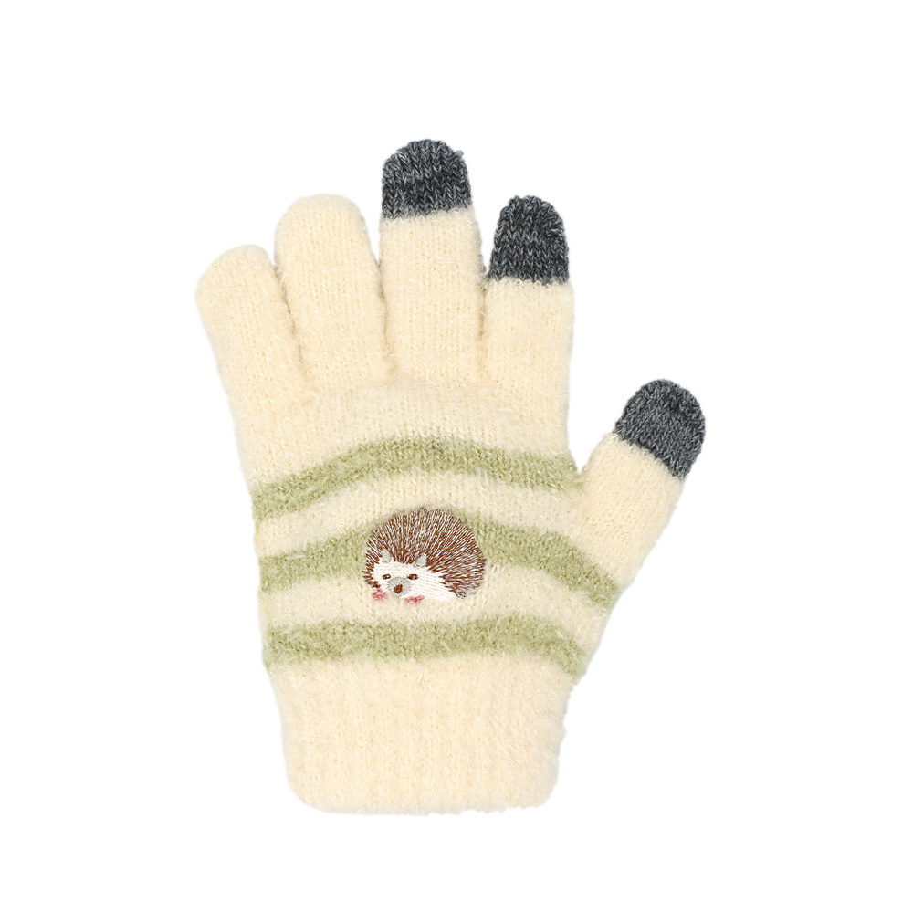 手袋 キッズ 5本指 通販 スマホ対応 スマホ手袋 女の子 男の子 子ども用 子供用 スマートフォン スマホ ニット アニマル ふわふわ もこもこ 動物 動物柄 |  | 15
