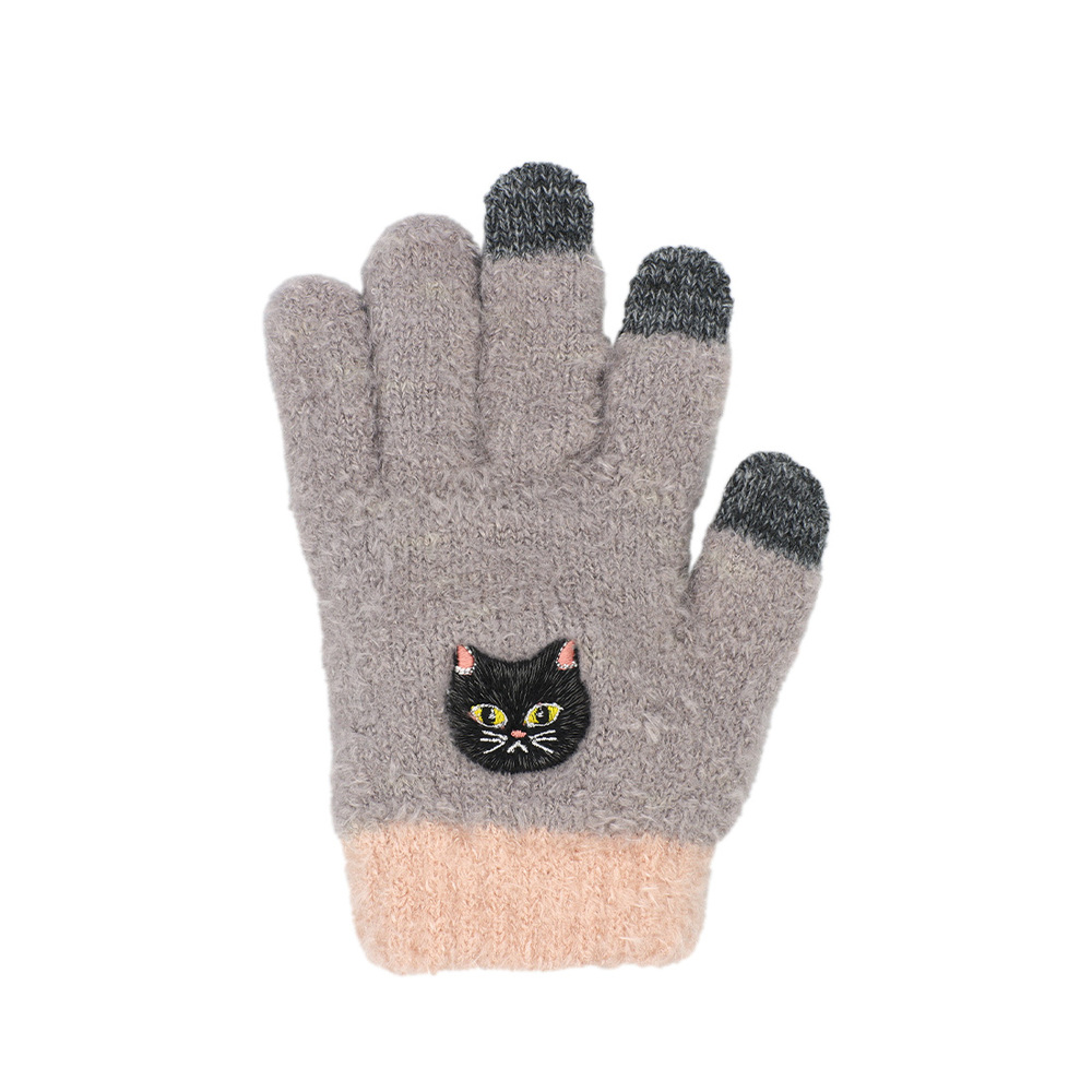 手袋 キッズ 5本指 通販 スマホ対応 スマホ手袋 女の子 男の子 子ども用 子供用 スマートフォン スマホ ニット アニマル ふわふわ もこもこ 動物 動物柄 |  | 13