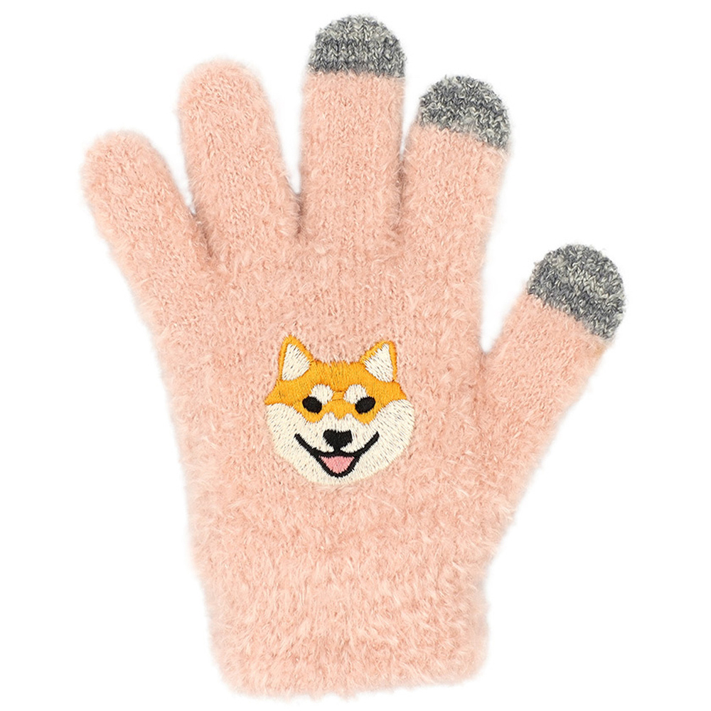手袋 キッズ 5本指 通販 スマホ対応 スマホ手袋 女の子 男の子 子ども用 子供用 スマートフォン スマホ ニット アニマル ふわふわ もこもこ 動物 動物柄 |  | 03