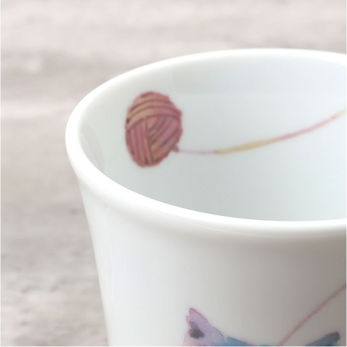 セラミック藍 マグカップ 通販 日本製 マグ カップ 磁器 湯呑み コップ 和食器 食器 にゃん屋 花猫 ネコ ねこ ギフト 贈り物 誕生日 家族 セラミック藍 |  | 16