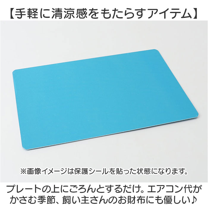 ペット アルミプレート 通販 ペットアルミプレート クールマット ひんやりグッズ 小動物 ひんやり 冷却プレート 冷感 涼しい 暑さ対策 クールダウン ペット | BACKYARD FAMILY | 03