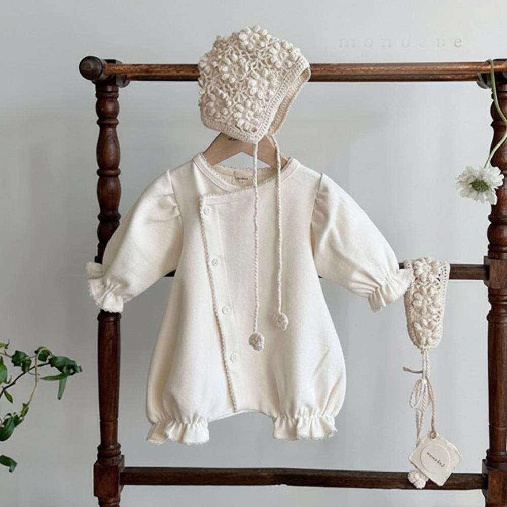 セレモニードレス 新生児 ベビー 通販 ロンパース セレモニーロンパース ベビー服 ベビーロンパース 退院着 女の子 男の子 長袖 シンプル セレモニードレス |  | 02