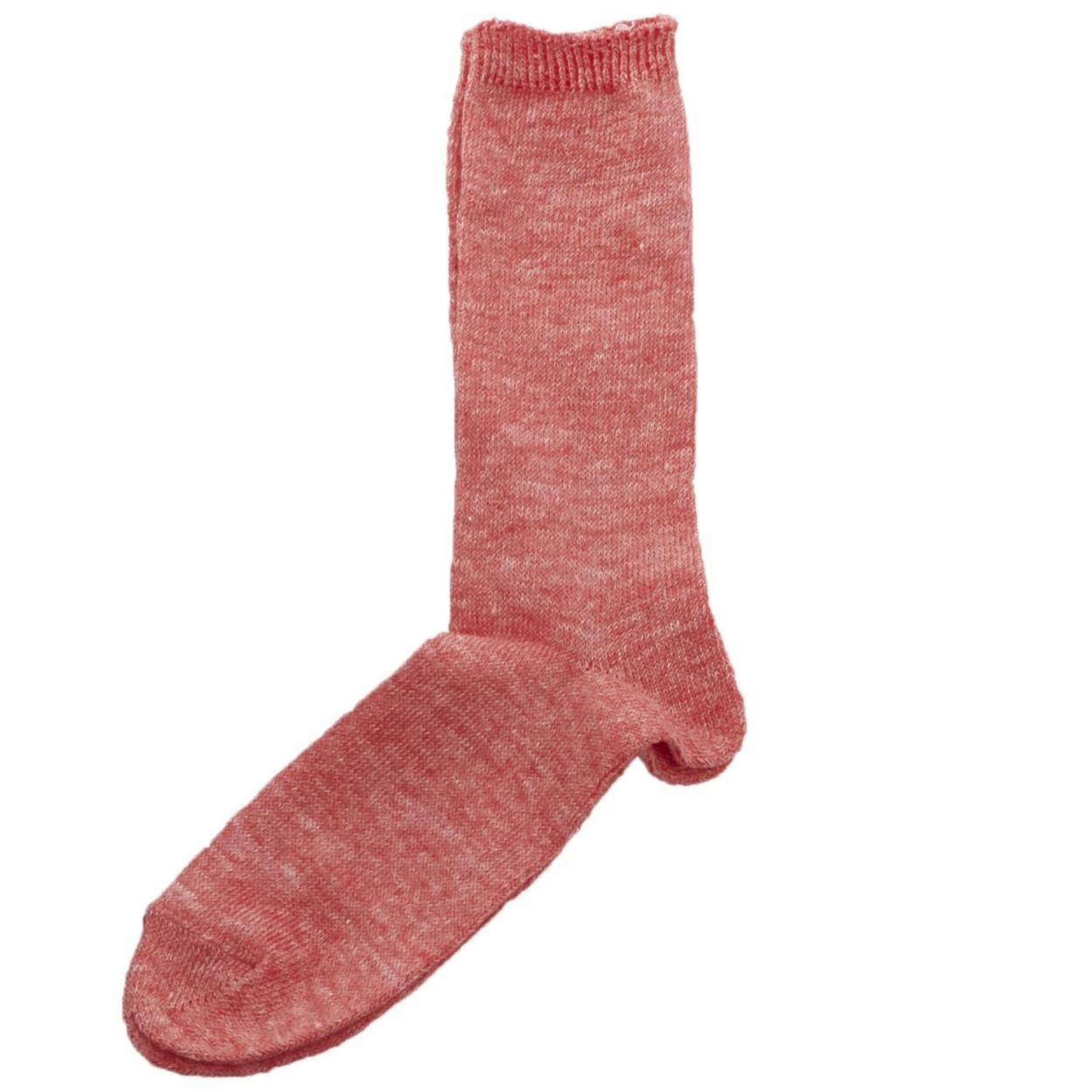 靴下 メンズ レディース おしゃれ リブソックス スモールストーンソックス ソックス 日本製 リネン 麻混 薄手 無地 靴下 | ブランド登録なし | 09