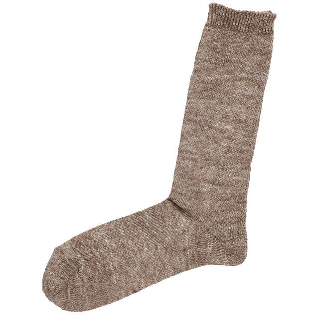 靴下 メンズ レディース おしゃれ リブソックス スモールストーンソックス ソックス 日本製 リネン 麻混 薄手 無地 靴下 | ブランド登録なし | 13