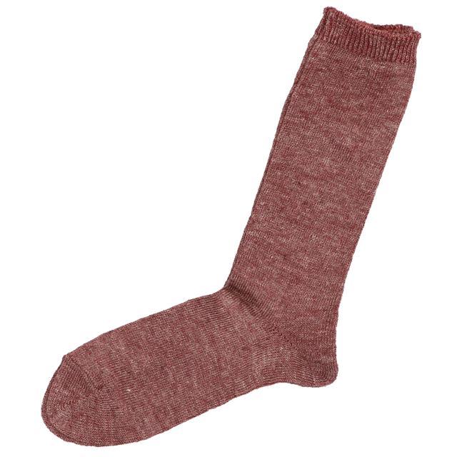 靴下 メンズ レディース おしゃれ リブソックス スモールストーンソックス ソックス 日本製 リネン 麻混 薄手 無地 靴下 | ブランド登録なし | 15