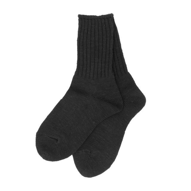 靴下 レディース おしゃれ 通販 くしゅくしゅ 暖かい 蒸れない ソックス ミドル丈 リネン混紡 綿 麻 混 無地 シンプル リブ編み 女性用 S 22cm 〜 25cm 靴下 | BACKYARD FAMILY | 04