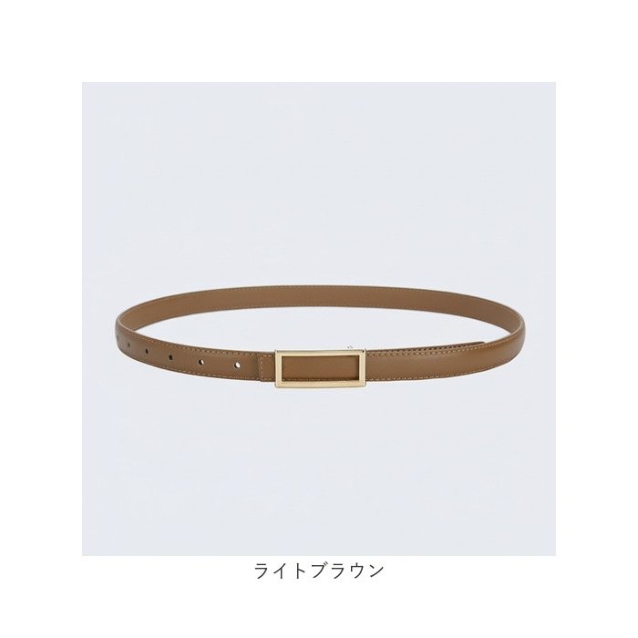 レディース ベルト 細め 通販 細ベルト 革ベルト 本革ベルト レザーベルト レディースベルト 細い 本革 本皮 ファッション小物 シンプル レディース | BACKYARD FAMILY | 15