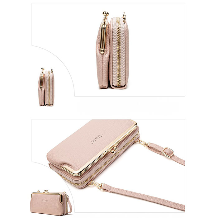 お財布ショルダー スマホ 入る 通販 スマホショルダー スマホポーチ お財布ポシェット レディース ショルダーバッグ がま口 お財布 ミニショルダー |  | 15