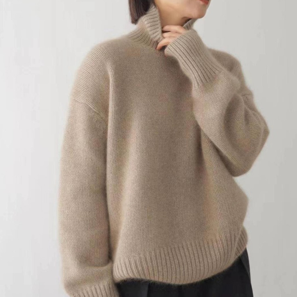 ニット タートルネック 長袖 通販 セーター ニットセーター ハイネック レディースセーター レディース 無地 シンプル カジュアル トップス プルオーバー | BACKYARD FAMILY | 04