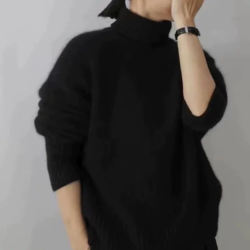 ニット タートルネック 長袖 通販 セーター ニットセーター ハイネック レディースセーター レディース 無地 シンプル カジュアル トップス プルオーバー | BACKYARD FAMILY | 05