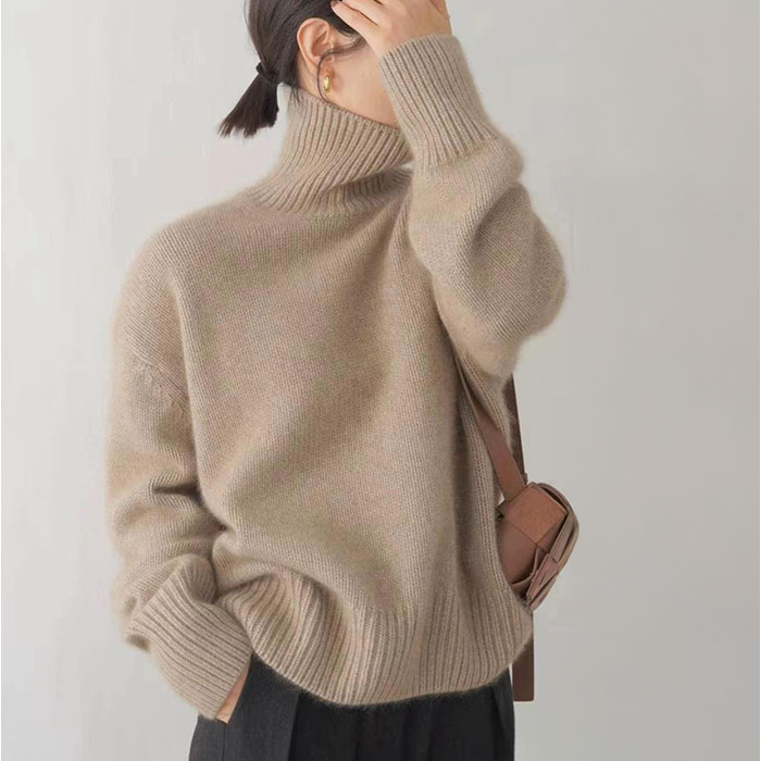 ニット タートルネック 長袖 通販 セーター ニットセーター ハイネック レディースセーター レディース 無地 シンプル カジュアル トップス プルオーバー | BACKYARD FAMILY | 09