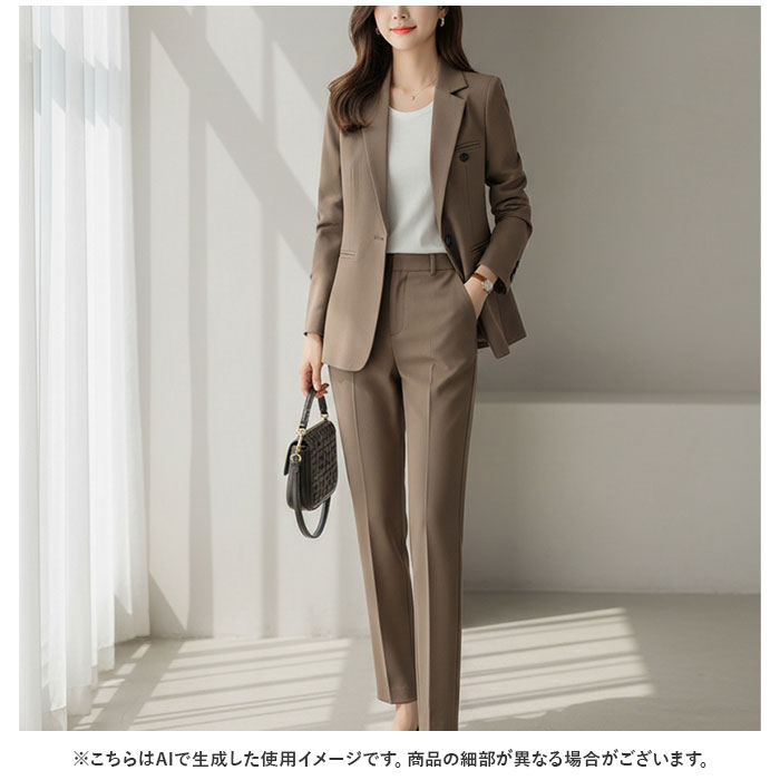 スーツ ビジネス パンツスーツ 通販 上下セット セレモニー レディース セットアップ オフィス ビジネススーツ パンツ 上品 通勤 ジャケット スーツ | BACKYARD FAMILY | 13