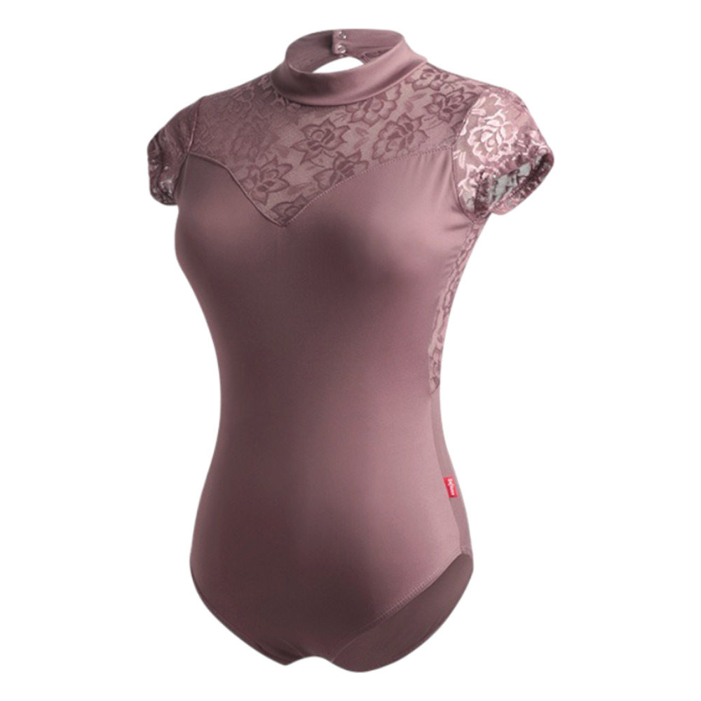 バレエレオタード 新体操 レディ−ス 通販 レオタード 練習着 レッスン着 バレエ バレエ用品 体操 レース 半袖 袖あり フレンチ袖 シースルー バレエレオタード | BACKYARD FAMILY | 03