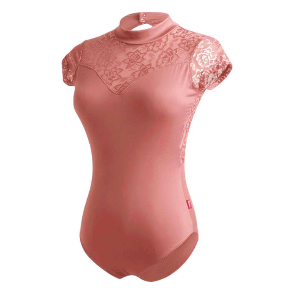 バレエレオタード 新体操 レディ−ス 通販 レオタード 練習着 レッスン着 バレエ バレエ用品 体操 レース 半袖 袖あり フレンチ袖 シースルー バレエレオタード | BACKYARD FAMILY | 04