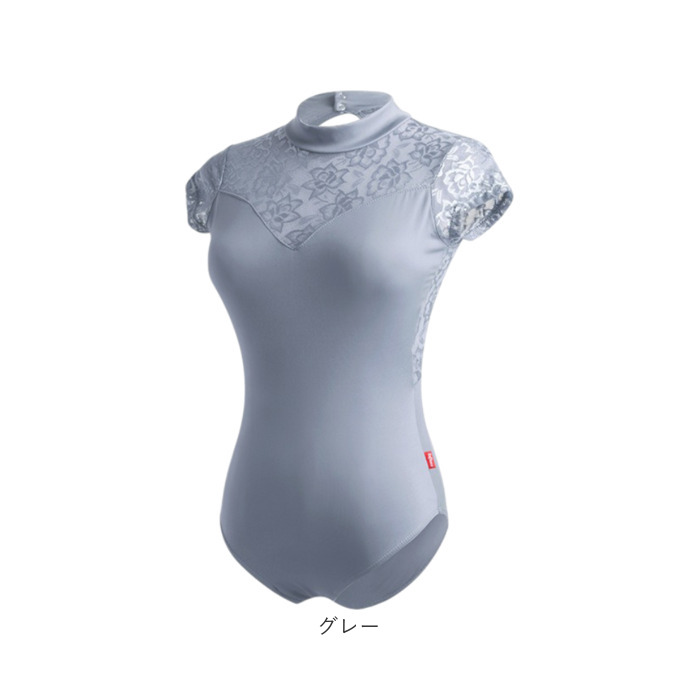 バレエレオタード 新体操 レディ−ス 通販 レオタード 練習着 レッスン着 バレエ バレエ用品 体操 レース 半袖 袖あり フレンチ袖 シースルー バレエレオタード | BACKYARD FAMILY | 17