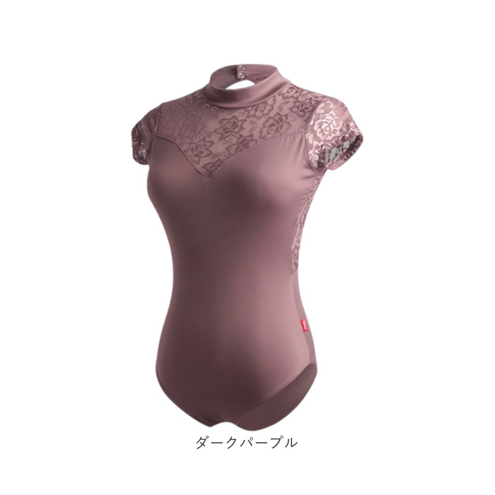 バレエレオタード 新体操 レディ−ス 通販 レオタード 練習着 レッスン着 バレエ バレエ用品 体操 レース 半袖 袖あり フレンチ袖 シースルー バレエレオタード | BACKYARD FAMILY | 18