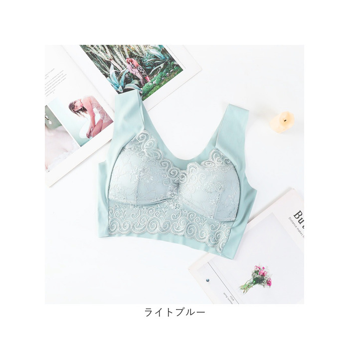 ブラジャー ワイヤレスブラ 大きいサイズ 通販 ナイトブラ レディース ブラ ワイヤレス ノンワイヤーブラジャー インナー ワイヤーなし 下着 ブラジャー |  | 18