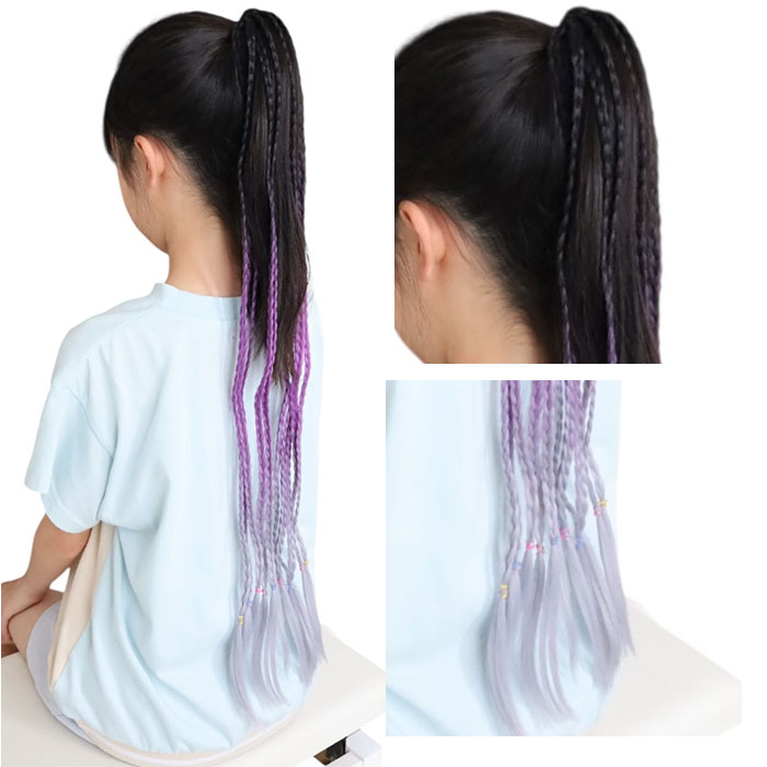 ダンス エクステ 三つ編み 通販 ブレイズエクステ カラーエクステ ヘアエクステ キッズ 付け髪 つけ髪 付け毛 つけ毛 エクステンション ブレイズ ダンス |  | 07