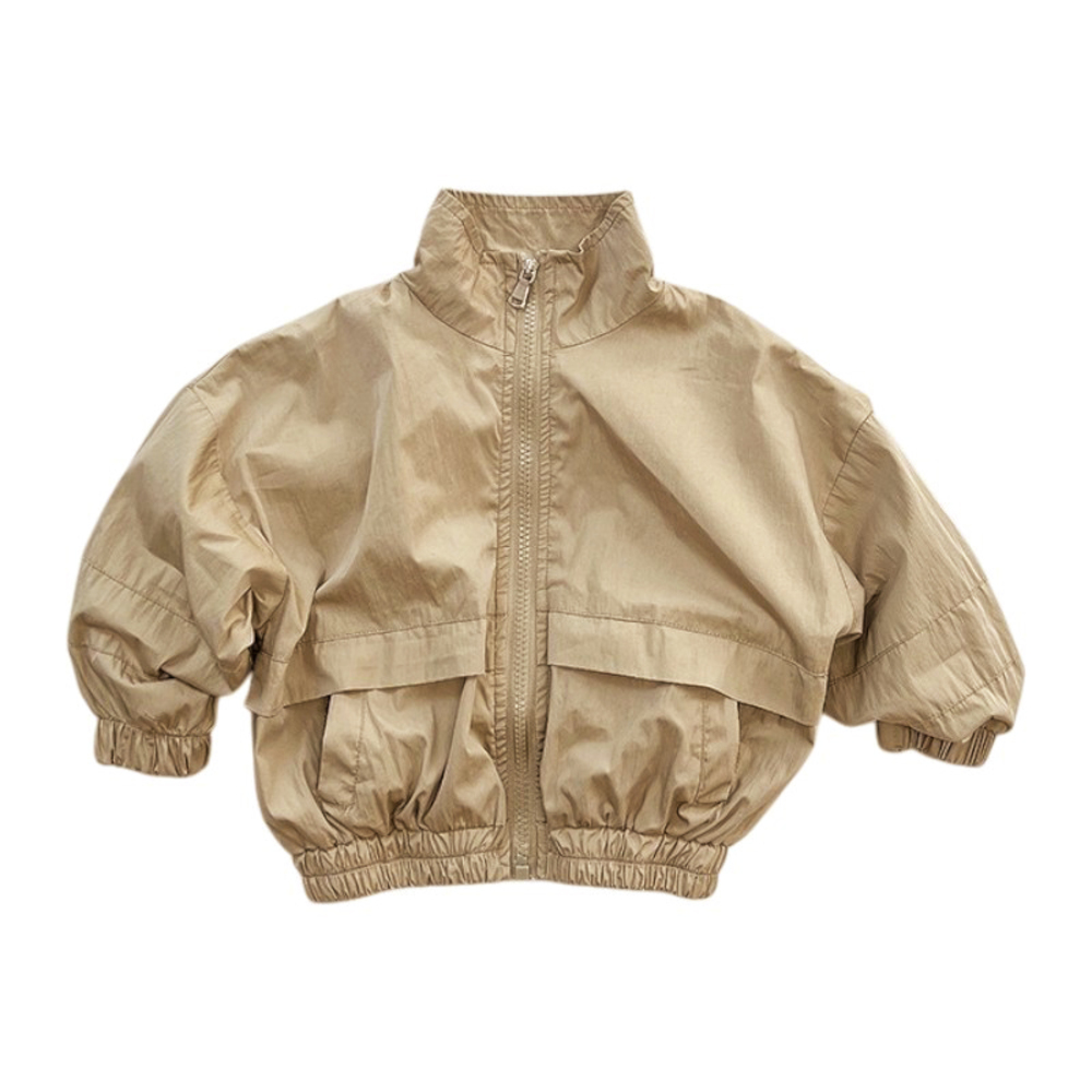 キッズ アウター フードなし 通販 ジャンパー ジップアップ 薄手 長袖 コート 前開き トップス ジャケット 防風 防寒 男の子 女の子 ボーイズ ガールズ キッズ | BACKYARD FAMILY | 01