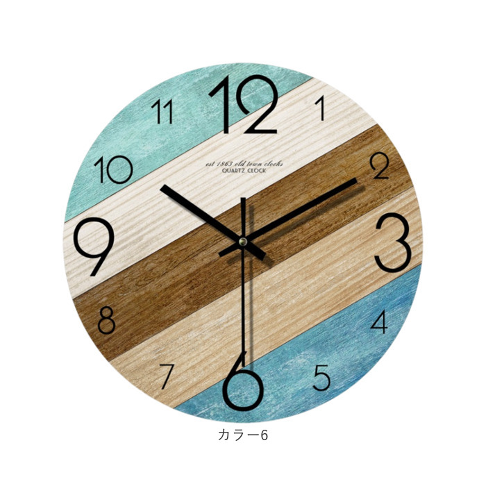 掛け時計 おしゃれ 通販 掛時計 時計 壁掛け時計 ウォールクロック 木製 リビング かわいい 壁掛け 寝室 子供部屋 インテリア 静音 ダイニング モダン 掛け時計 |  | 13