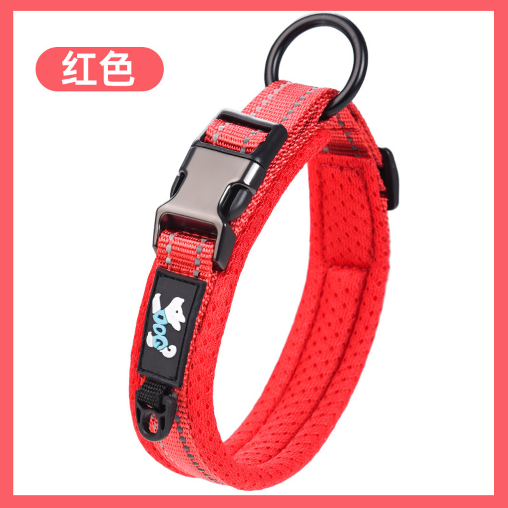 犬 首輪 おしゃれ 通販 くびわ カラー いぬ 軽い 軽量 痛くない ソフトパッド メッシュ 反射 リフレクター お出かけグッズ お散歩グッズ ドッグウェア 犬 |  | 03