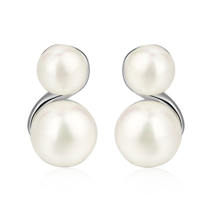 2連 パール ピアス 通販 パールピアス 耳飾り アクセサリー シンプル 大人っぽい 上品 きれいめ おしゃれ かわいい 結婚式 二次会 入学式 卒業式 入園式 2連 |  | 08