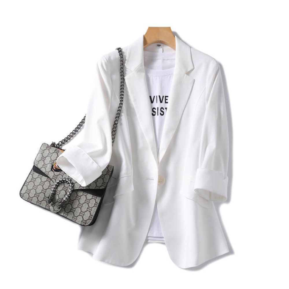 テーラードジャケット レディース 通販 スーツジャケット ジャケット アウター 上着 レディースジャケット ビジネスジャケット 七分袖 襟 えり | BACKYARD FAMILY | 03