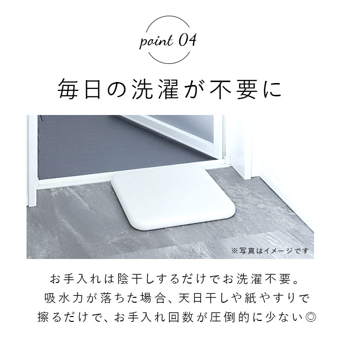 珪藻土バスマット◼️soil◼️新品未使用 珪藻土バスマット soil 通販 おしゃれ かわいい 白 ホワイト 青 ブルー