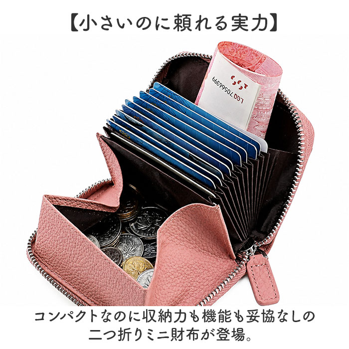 ミニ財布 カードがたくさん入る 通販 カードケース 二つ折り財布 小銭入れ コインケース BOX型小銭入れ ボックス型小銭入れ 財布 旅行 | BACKYARD FAMILY | 09