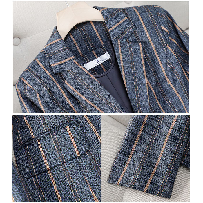 パンツスーツ レディース ストライプ 通販 スーツ セットアップ ジャケット パンツ 2点セット ビジネススーツ フォーマル セミフォーマル パンツスーツ | BACKYARD FAMILY | 11