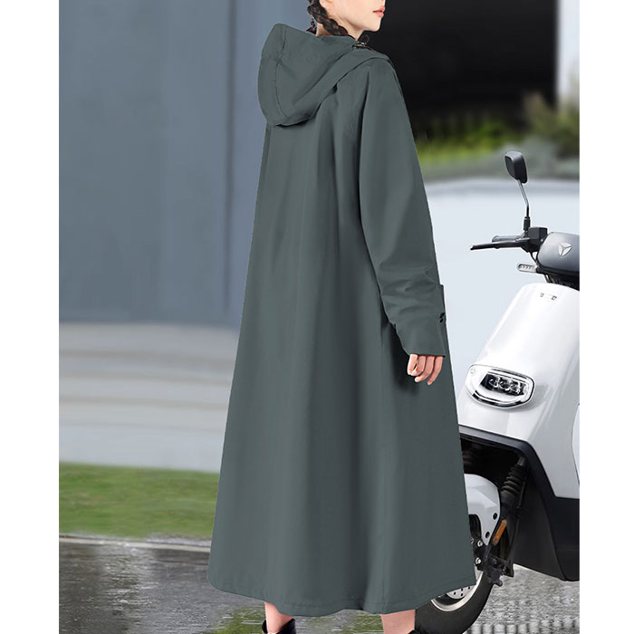 レインコート 自転車 通販 レディース カッパ 通勤 通学 雨具 レインウェア 軽量 軽い おしゃれ かわいい 男女兼用 梅雨対策 高校生 ロング レインコート | BACKYARD FAMILY | 12