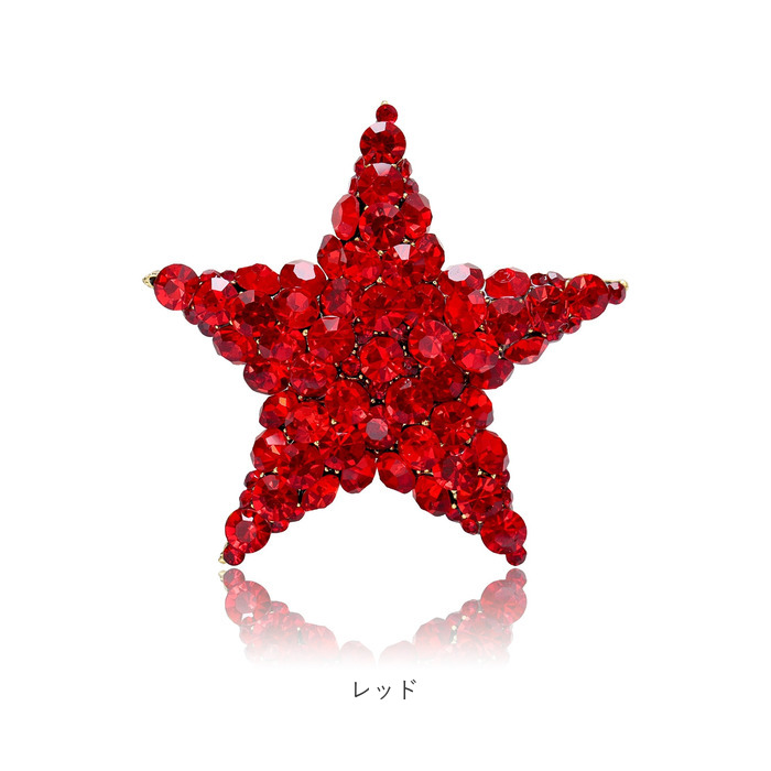 星型 ブローチ 通販 星 スター アクセサリー ビジュー ラインストーン 小さめ おしゃれ シンプル かわいい キラキラ 卒業式 入学式 卒園式 入園式 星型 |  | 09