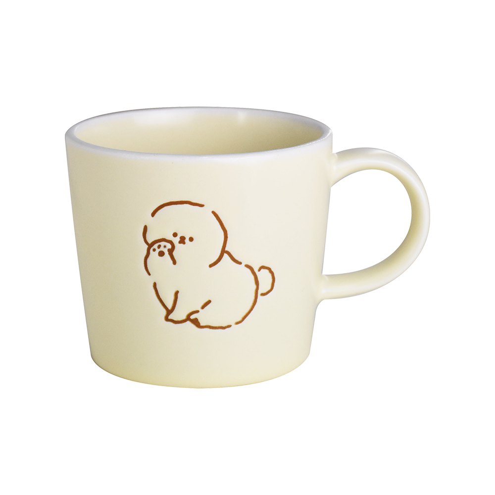 マグカップ 可愛い 電子レンジ 通販 マグ カップ コップ おしゃれ かわいい アニマル どうぶつ 動物 ゆる イラスト シンプル ほっこり 300ml マグカップ | BACKYARD FAMILY | 01