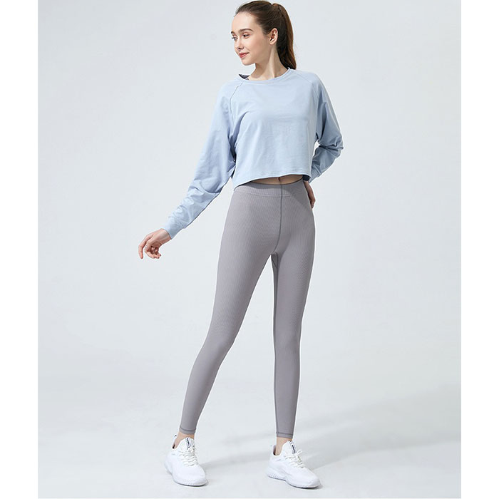 ヨガウェア 長袖 トップス 通販 ヨガシャツ フィットネスウェア トレーニングウェア ショート丈 ヨガ クロップド丈 体型カバー ゆったり レディース ヨガウェア |  | 10