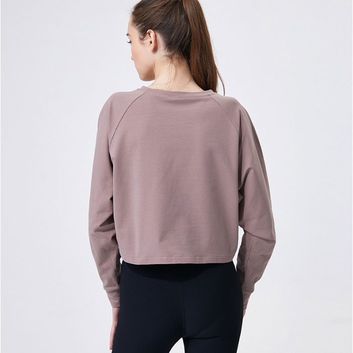 ヨガウェア 長袖 トップス 通販 ヨガシャツ フィットネスウェア トレーニングウェア ショート丈 ヨガ クロップド丈 体型カバー ゆったり レディース ヨガウェア |  | 11