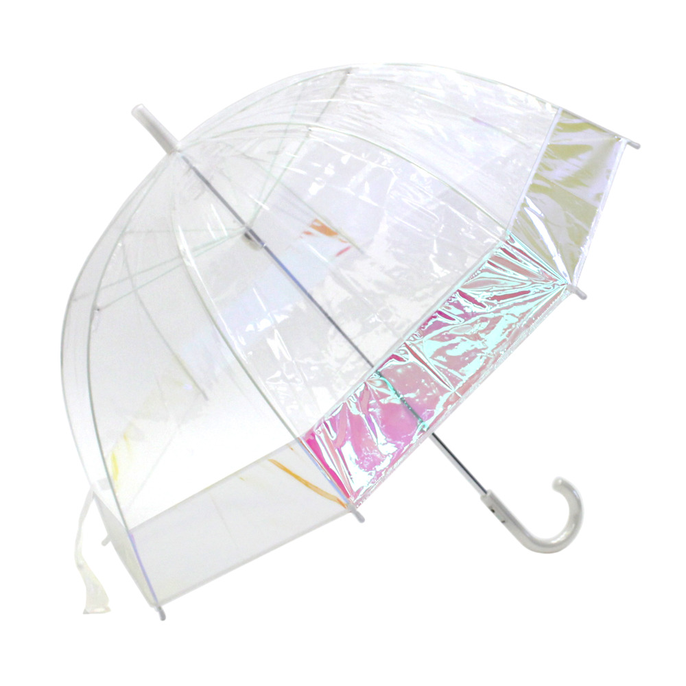 グラス ビニール傘 レディース 通販 傘 65cm 長傘 大きい ドーム型